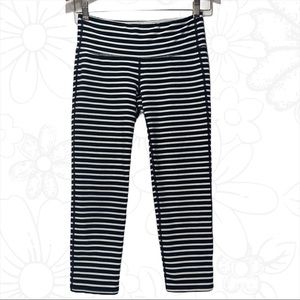 Athleta Striped Capri Leggings - Small